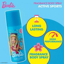 Barbie Active Sports Fragrance Body Spray 100ml