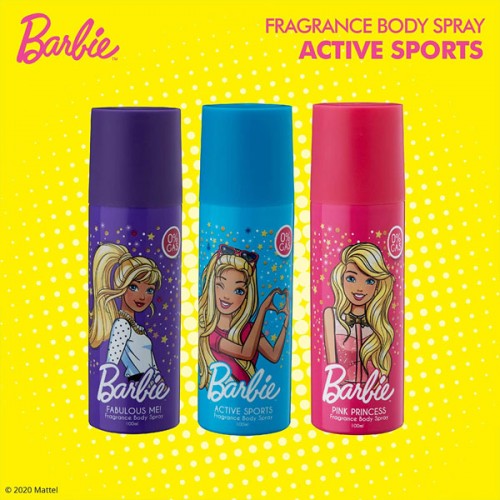 Barbie Active Sports Fragrance Body Spray 100ml