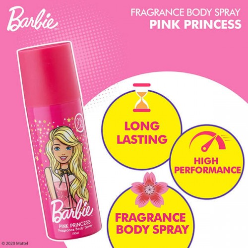 Barbie Pink Princess Fragrance Body Spray 100ml