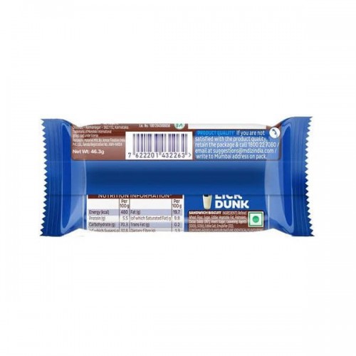 Cadbury Oreo Chocolate Creame Biscuit, 46.3g