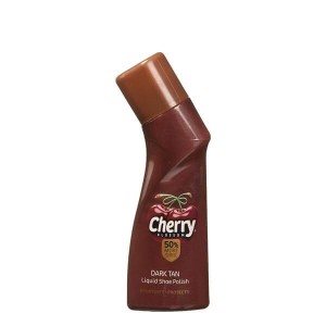 Cherry Blossom Liquid Shoe Polish Dark Tan 75ml