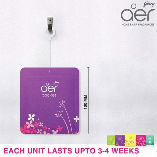 Godrej aer power pocket, Pack of 6 fragrances