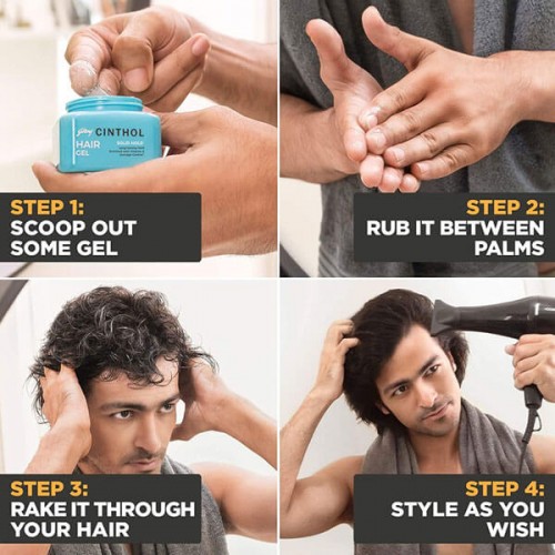 Godrej Cinthol Hair Styling Gel Solid Hold 100ml