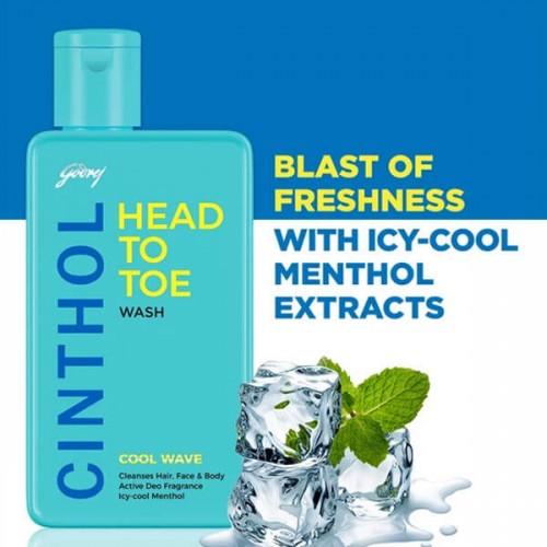 Godrej Cinthol Head To Toe Cool Wave 190ml