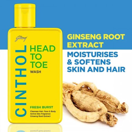 Godrej Cinthol Head To Toe Fresh Burst 190ml