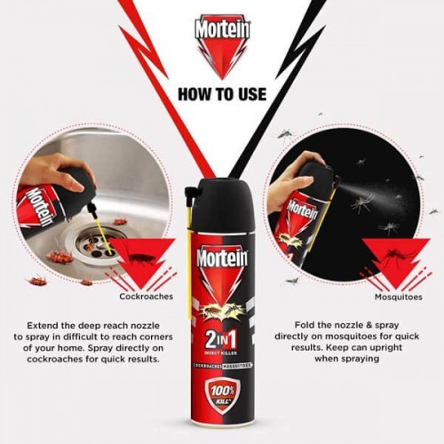 Mortein 2 in 1 Insect Killer 200ml