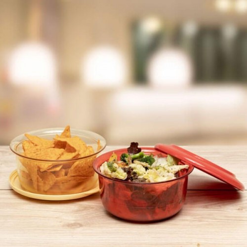 Tupperware Preludio Transparent Serving and Storage Bowl 450ml Set of 2