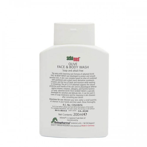 Sebamed olive face & Body Wash 200ml