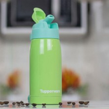 Tupperware Steel Sipper Bottle 550ml Dark Green