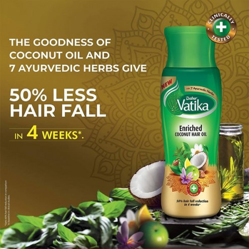 Dabur Vatika Enriched Coconut Hair Oil 150ml