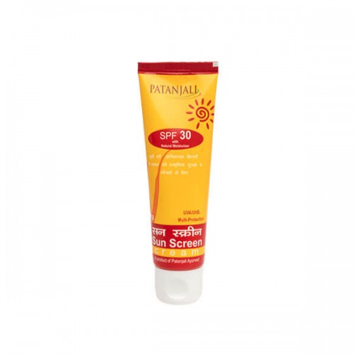 Patanjali Sun Screen Cream SPF30, 50g