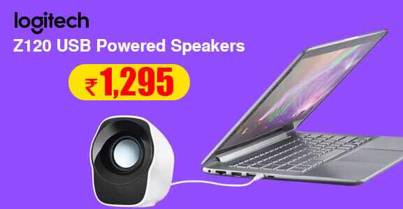 Logitech Z120 Stereo Speaker online at lowest price